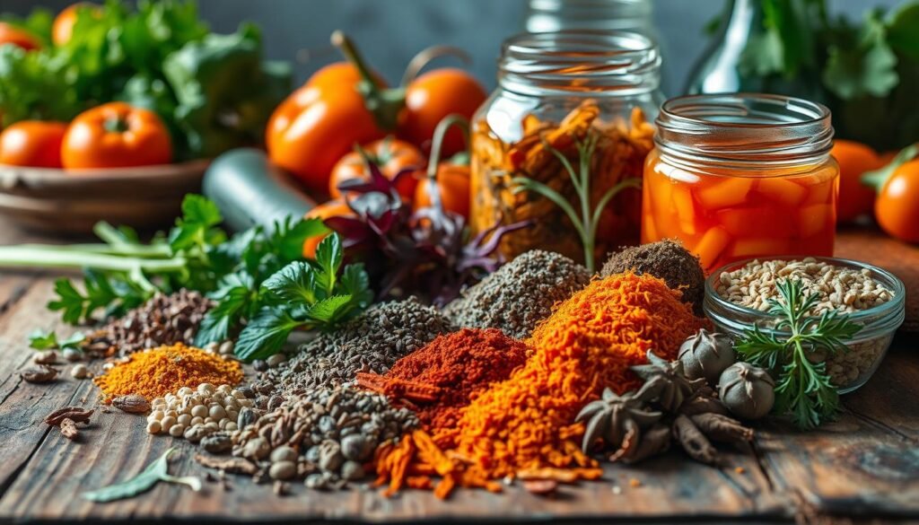 especias y hierbas aromáticas