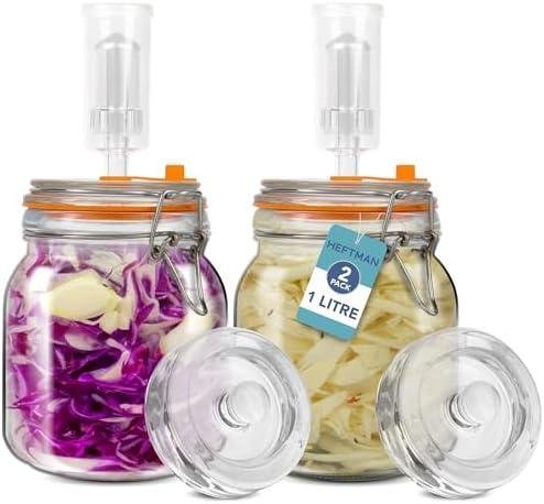 Top Tarros de Fermentación: Kilner y HEFTMAN para Delicias Caseras